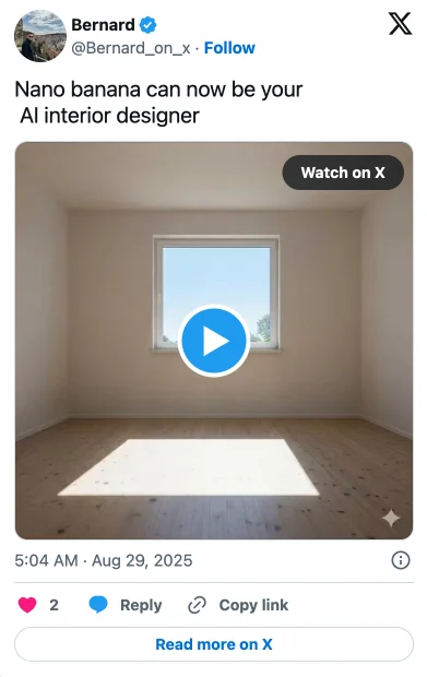 Nano Banana can be your interior designer