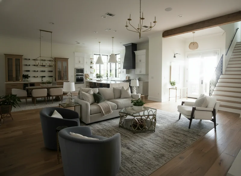 Empty room before staging