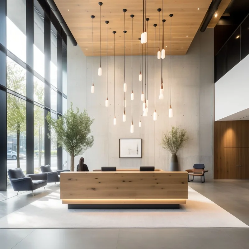 Empty room before virtual staging