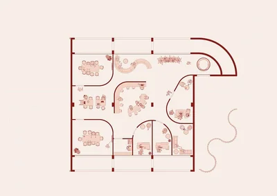 Empty room before virtual staging