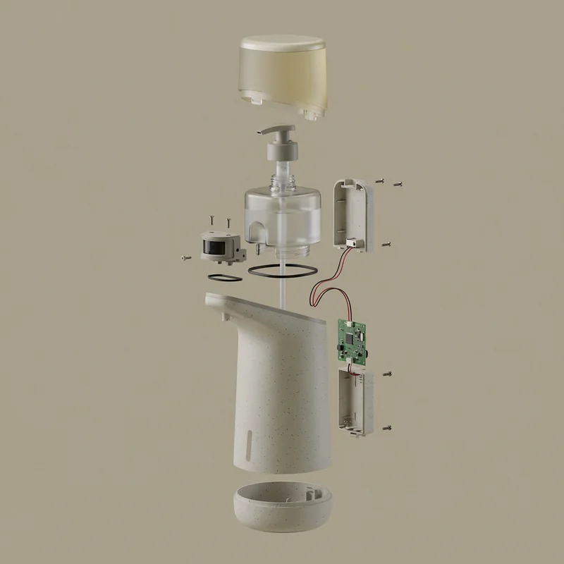 Create an exploded view of this product