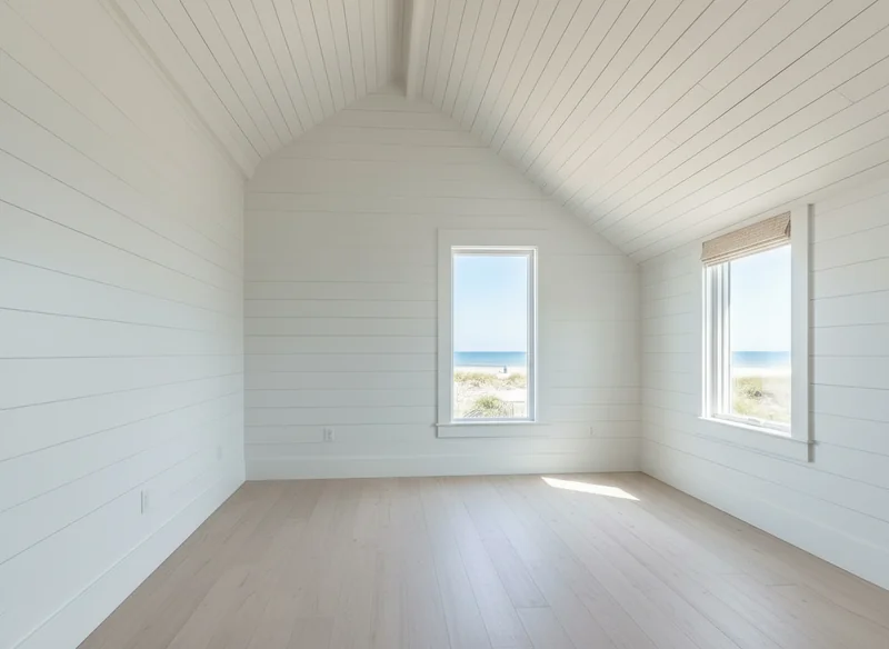 Empty bedroom before staging