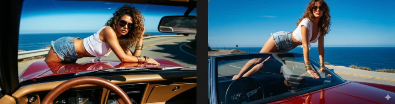 Better realism on people with nanobanana pro on the left